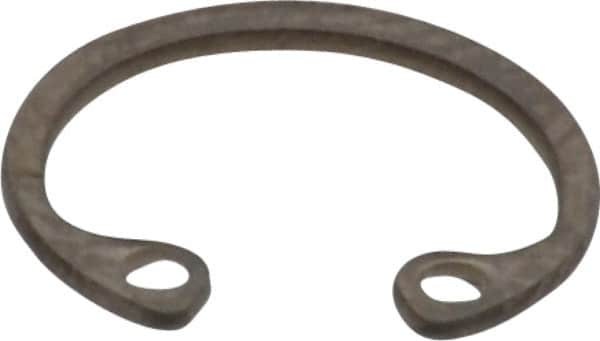 Rotor Clip - 0.025" Thick, Stainless Steel Snap Internal Retaining Ring - 0.029" Groove Width, 0.011" Groove Depth, 0.397" Groove Diam, Grade 15-7 Grade 632 - Exact Tooling