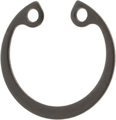 Rotor Clip - 21mm Nominal, 1mm Thick, Phosphate Finish, Steel Snap Internal Retaining Ring - 1.1mm Groove Width, 0.5mm Groove Depth, 21mm Groove Diam, Grade 1060-1090 - Exact Tooling