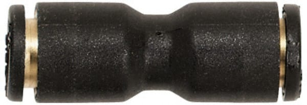 Coilhose Pneumatics - 1/2" OD, Glass Reinforced Nylon Push-to-Connect Union - 225 Max psi, Push-to-Connect x Push-to-Connect - Exact Tooling