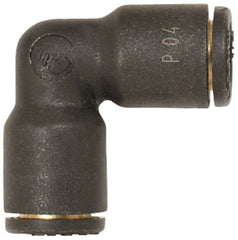 Coilhose Pneumatics - 3/8" OD, Glass Reinforced Nylon Push-to-Connect Union Elbow - 225 Max psi - Exact Tooling