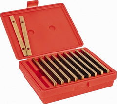 Avenger Tools - 20 Piece, 6 Inch Long Alloy Steel Parallel Set - 1/2 to 1-5/8 Inch High, 1/8 to 1/8 Inch Thick, 55-62 RC Hardness, Sold as 10 Pair - Exact Tooling
