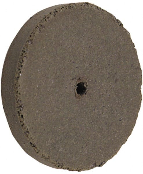 Cratex - 7/8" Diam x 1/8" Hole x 3/16" Thick, Surface Grinding Wheel - Medium Grade - Exact Tooling
