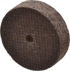 Cratex - 1" Diam x 1/8" Hole x 1/4" Thick, 54 Grit Surface Grinding Wheel - Aluminum Oxide, Type 1, Coarse Grade, 54,240 Max RPM, No Recess - Exact Tooling