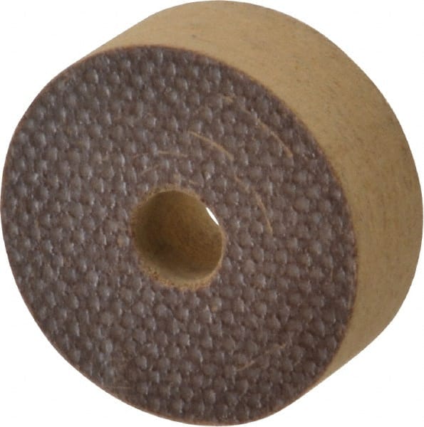 Cratex - 1" Diam x 1/4" Hole x 3/8" Thick, 54 Grit Surface Grinding Wheel - Aluminum Oxide, Type 1, Coarse Grade, 54,240 Max RPM, No Recess - Exact Tooling