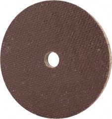 Cratex - 2" Diam x 1/4" Hole x 1/8" Thick, 54 Grit Surface Grinding Wheel - Aluminum Oxide, Type 1, Coarse Grade, 27,120 Max RPM, No Recess - Exact Tooling