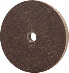 Cratex - 2" Diam x 1/4" Hole x 1/4" Thick, 54 Grit Surface Grinding Wheel - Aluminum Oxide, Type 1, Coarse Grade, 27,120 Max RPM, No Recess - Exact Tooling