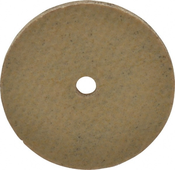 Cratex - 1" Diam x 1/8" Hole x 1/16" Thick, 80 Grit Surface Grinding Wheel - Aluminum Oxide, Type 1, Medium Grade, 36,290 Max RPM, No Recess - Exact Tooling