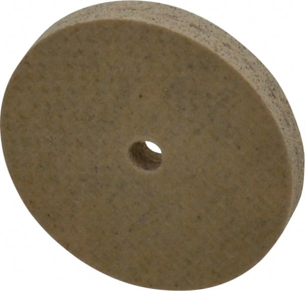 Cratex - 1" Diam x 1/8" Hole x 1/8" Thick, 80 Grit Surface Grinding Wheel - Aluminum Oxide, Type 1, Medium Grade, 36,290 Max RPM, No Recess - Exact Tooling