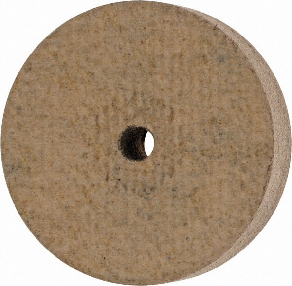 Cratex - 1" Diam x 1/8" Hole x 1/4" Thick, 120 Grit Surface Grinding Wheel - Aluminum Oxide, Type 1, Fine Grade, 36,290 Max RPM, No Recess - Exact Tooling