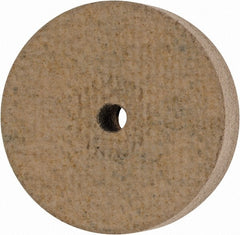 Cratex - 1" Diam x 1/8" Hole x 1/4" Thick, 120 Grit Surface Grinding Wheel - Aluminum Oxide, Type 1, Fine Grade, 36,290 Max RPM, No Recess - Exact Tooling