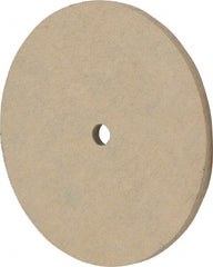 Cratex - 3" Diam x 1/4" Hole x 1/8" Thick, 120 Grit Surface Grinding Wheel - Aluminum Oxide, Type 1, Fine Grade, 12,095 Max RPM, No Recess - Exact Tooling