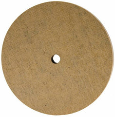 Cratex - 3" Diam x 1/4" Hole x 1/4" Thick, 120 Grit Surface Grinding Wheel - Aluminum Oxide, Type 1, Fine Grade, 12,095 Max RPM, No Recess - Exact Tooling