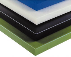 Made in USA - 2" Thick x 24" Wide x 4' Long, Polyethylene (UHMW) Sheet - White - Exact Tooling