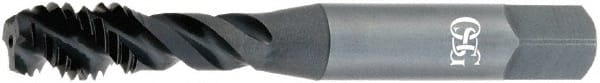 OSG - 5/16-18 UNC 3 Flute 3B Bottoming Spiral Flute Tap - Vanadium High Speed Steel, TiCN Finish, 2-23/32" OAL, Right Hand Flute, Right Hand Thread, H3, Series 303 - Exact Tooling