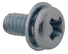 Value Collection - #2-56 UNC, 3/16" Length Under Head Phillips Drive Machine Screw - Pan Head, Grade J82 Steel, Zinc-Plated Finish, Internal Tooth - Exact Tooling