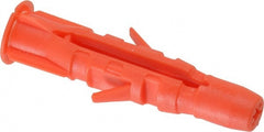 Value Collection - 5/16" Diam, 2" Long, Plug Drywall & Hollow Wall Anchor - 5/16" Drill, Plastic, Use in Drywall & Hollow Wall - Exact Tooling