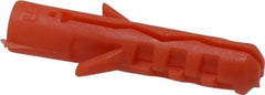 Value Collection - 3/16" Diam, 1" Long, Plug Drywall & Hollow Wall Anchor - 3/16" Drill, Nylon, Use in Drywall & Hollow Wall - Exact Tooling