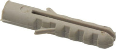 Value Collection - 5/16" Diam, 1-1/2" Long, Plug Drywall & Hollow Wall Anchor - 5/16" Drill, Nylon, Use in Drywall & Hollow Wall - Exact Tooling