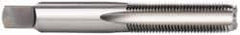 OSG - M10x1.00 Metric Fine 4 Flute Bright Finish High Speed Steel Straight Flute Standard Hand Tap - Bottoming, Right Hand Thread, 2-15/16" OAL, 1-1/4" Thread Length, D5 Limit, Oversize - Exact Tooling