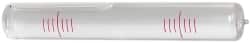 SPI - 3-3/4" Long x 19/32" Wide, Level Replacement Vial Mount - Clear, Use with Ducourret Block Levels - Exact Tooling