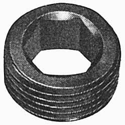 Holo-Krome - #10-24 UNC, 1/8" OAL, Socket Jam Screw - 3/32" Hex Key, Alloy Steel, Uncoated - Exact Tooling