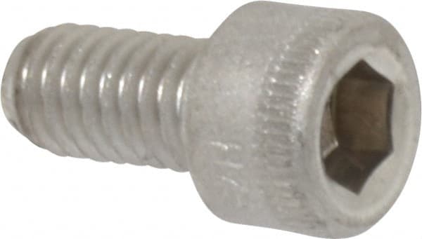 Holo-Krome - #10-32 UNF Hex Socket Drive, Socket Cap Screw - Grade 18-8 Stainless Steel, Uncoated, Fully Threaded, 3/8" Length Under Head - Exact Tooling
