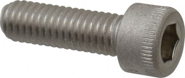 Holo-Krome - #10-32 UNF Hex Socket Drive, Socket Cap Screw - Grade 18-8 Stainless Steel, Uncoated, Fully Threaded, 5/8" Length Under Head - Exact Tooling
