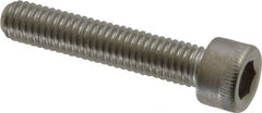 Holo-Krome - #10-32 UNF Hex Socket Drive, Socket Cap Screw - Grade 18-8 Stainless Steel, Uncoated, Fully Threaded, 1" Length Under Head - Exact Tooling