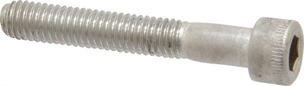 Holo-Krome - #10-32 UNF Hex Socket Drive, Socket Cap Screw - Grade 18-8 Stainless Steel, Uncoated, Partially Threaded, 1-1/4" Length Under Head - Exact Tooling