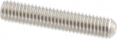 Value Collection - #10-32 UNF, 1" OAL, Cup Point Set Screw - Grade 18-8 Stainless Steel, 3/32" Key - Exact Tooling