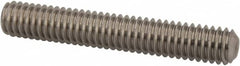 Value Collection - 5/16-18 UNC, 2" OAL, Cup Point Set Screw - Grade 18-8 Stainless Steel, 3/32" Key - Exact Tooling