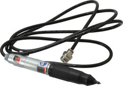 Universal Tool - 21,000 BPM, 90 psi, 1/8 NPT Inlet, Air Engraving Pen - 48" Long Hose, 6.2 bar Air Pressure, Includes Air Scribe with Carbide Stylus - Exact Tooling