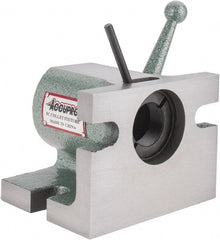 Accupro - Series 5C, 1/32 to 1-1/8" Collet Capacity, Horizontal/Vertical Standard Collet Holding Fixture - Manually Activated, 5" Base Diam Width, 4" High - Exact Tooling