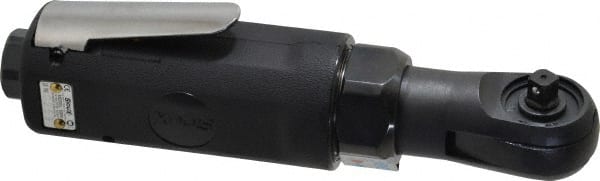 Sioux Tools - 1/4" Drive, 265 RPM, 20 Ft/Lb Torque Ratchet Wrench - Angled Handle, 1.2 to 5.2 CFM, 1/4" NPT Inlet - Exact Tooling