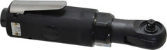 Sioux Tools - 1/4" Drive, 265 RPM, 20 Ft/Lb Torque Ratchet Wrench - Angled Handle, 1.2 to 5.2 CFM, 1/4" NPT Inlet - Exact Tooling