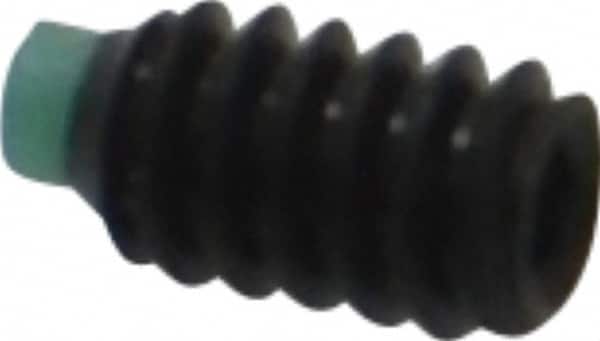Made in USA - #4-40 UNC, 3/16" Length of Thread, Soft Tip Point Set Screw - Grade 8 Alloy Steel - Exact Tooling