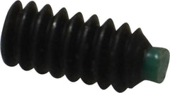 Made in USA - #10-24 UNC, 3/8" Length of Thread, Soft Tip Point Set Screw - Grade 8 Alloy Steel - Exact Tooling