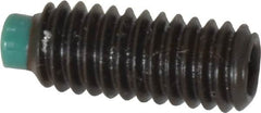 Made in USA - 5/16-18 UNC, 3/4" Length of Thread, Soft Tip Point Set Screw - Grade 8 Alloy Steel - Exact Tooling