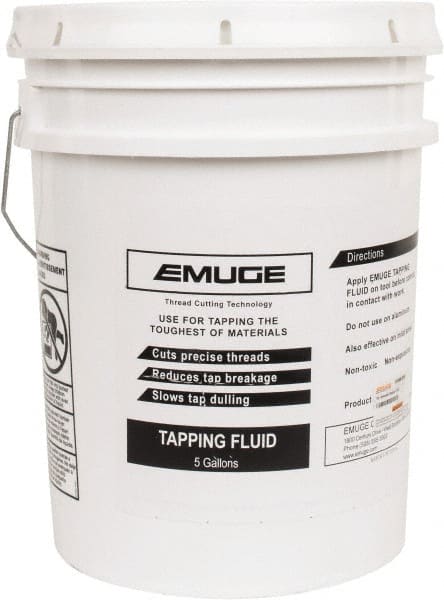 Emuge - 5 Gal Can Tapping Fluid - Synthetic - Exact Tooling