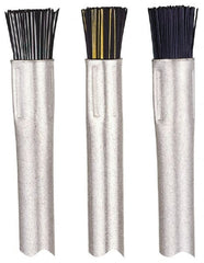 Gordon Brush - Parts Washer Flow-Through Brush - 1/2" Long, Nylon Bristles - Exact Tooling