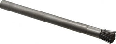 Gordon Brush - Parts Washer Flow-Through Brush - 1/2" Long, Stainless Steel/Nylon Bristles - Exact Tooling