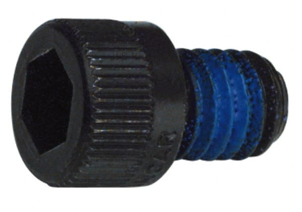 Holo-Krome - 1-1/4 - 7 UNC Hex Socket Drive, Socket Cap Screw - Alloy Steel, Black Oxide Finish, Partially Threaded, 11" Length Under Head - Exact Tooling