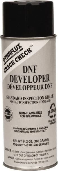 Dynaflux - Crack Detection NDT Nonflamable Developer - 16 Ounce Aerosol Can - Exact Tooling