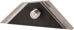Noga - R3 Chamfering Blade - High Speed Steel, Bidirectional Blade, for Cross Hole Both Edges & Hole Inner Surface - Exact Tooling