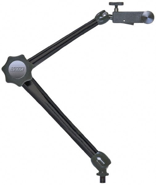Noga - Fine Adjustment Indicator Positioner & Holder - 12-1/2 Inch Overall Length - Exact Tooling