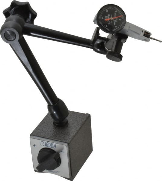 TESA Brown & Sharpe - 0.0005" Graduation, 0-15-0 Dial Reading, Indicator & Base Kit - 0.0005 Inch Graduation, Includes Standard Magnetic Base, Test Indicator - Exact Tooling