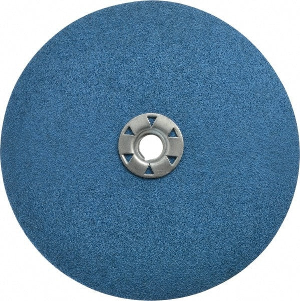Norton - 7" Diam 60 Grit Fiber Disc - Medium Grade, Zirconia Alumina, Series F826 - Exact Tooling