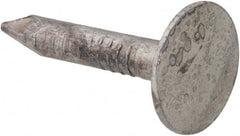 Value Collection - 11 Gauge, 3/4" OAL Roofing Nails - Ring Shank, Grade 2 Steel, Galvanized Finish - Exact Tooling