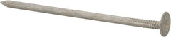 Value Collection - 11 Gauge, 3" OAL Roofing Nails - Ring Shank, Grade 2 Steel, Galvanized Finish - Exact Tooling