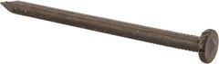 Value Collection - 9 Gauge, 2-1/2" OAL Masonry Nails - Fluted Shank, Grade 2 Steel, Uncoated - Exact Tooling